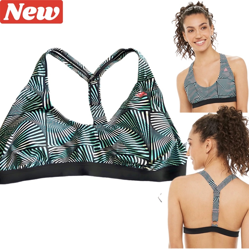 🆕 Adidas Vortex T-back Bikini Top size large 628